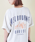 CUBE SUGAR(キューブシュガー)通販 | 21/-シルケット風天竺 接触冷感 バックプリント ビッグ Tシャツ