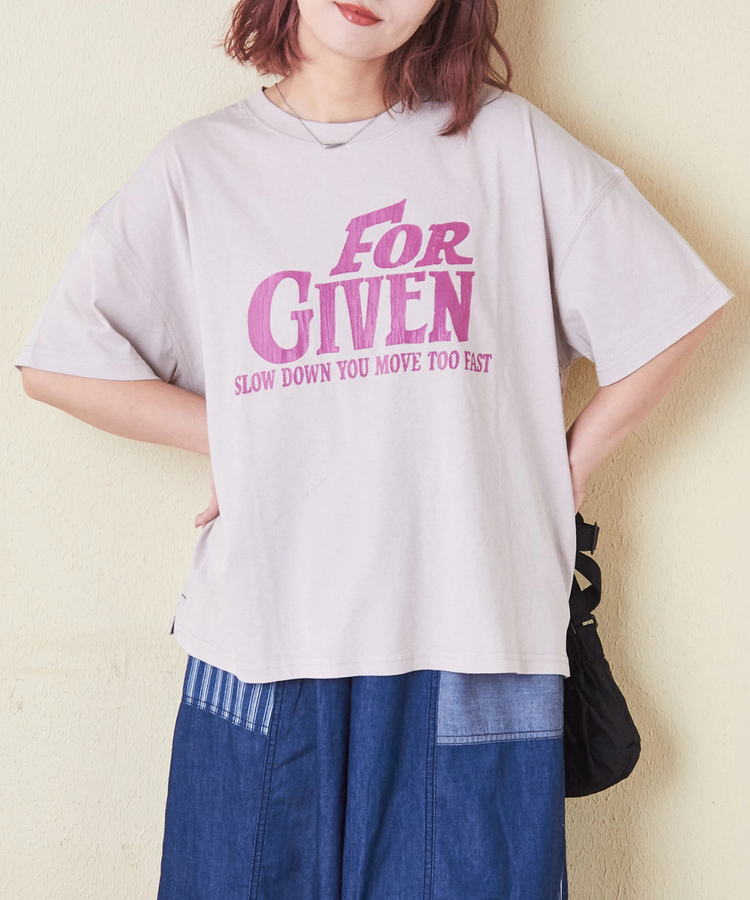 CUBE SUGAR(キューブシュガー) |32/-OE天竺 ロゴプリント Tシャツ