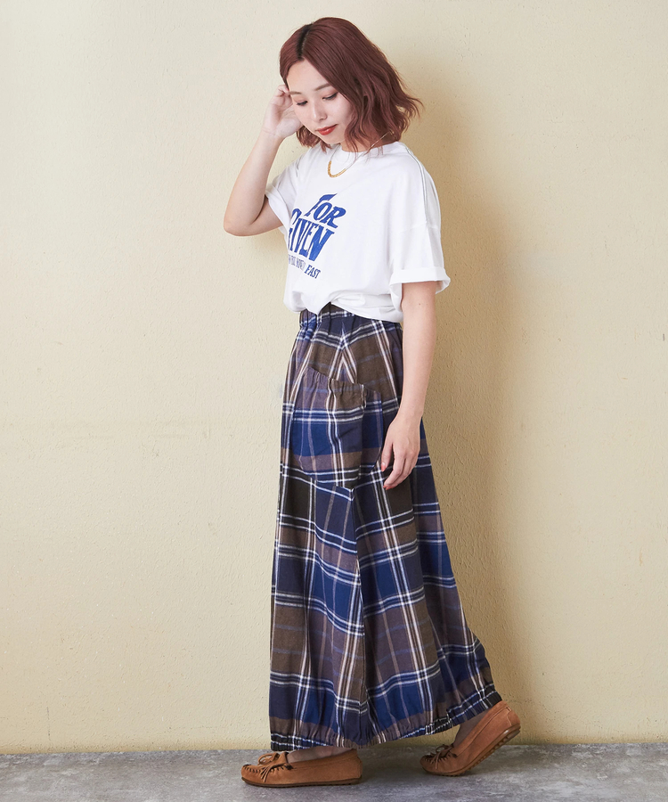 CUBE SUGAR(キューブシュガー) |32/-OE天竺 ロゴプリント Tシャツ