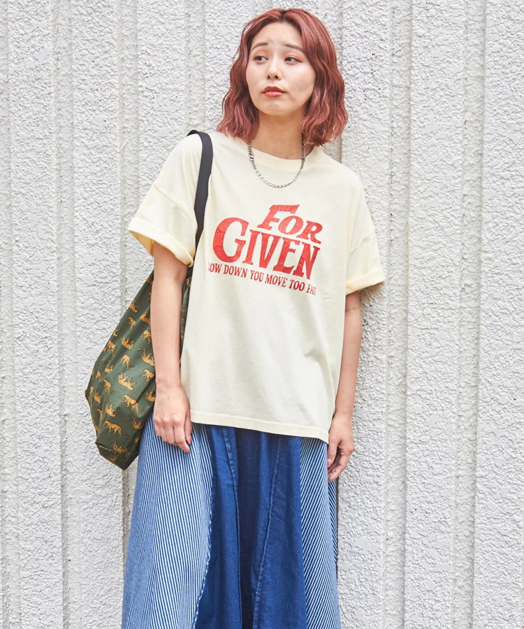 CUBE SUGAR(キューブシュガー) |32/-OE天竺 ロゴプリント Tシャツ