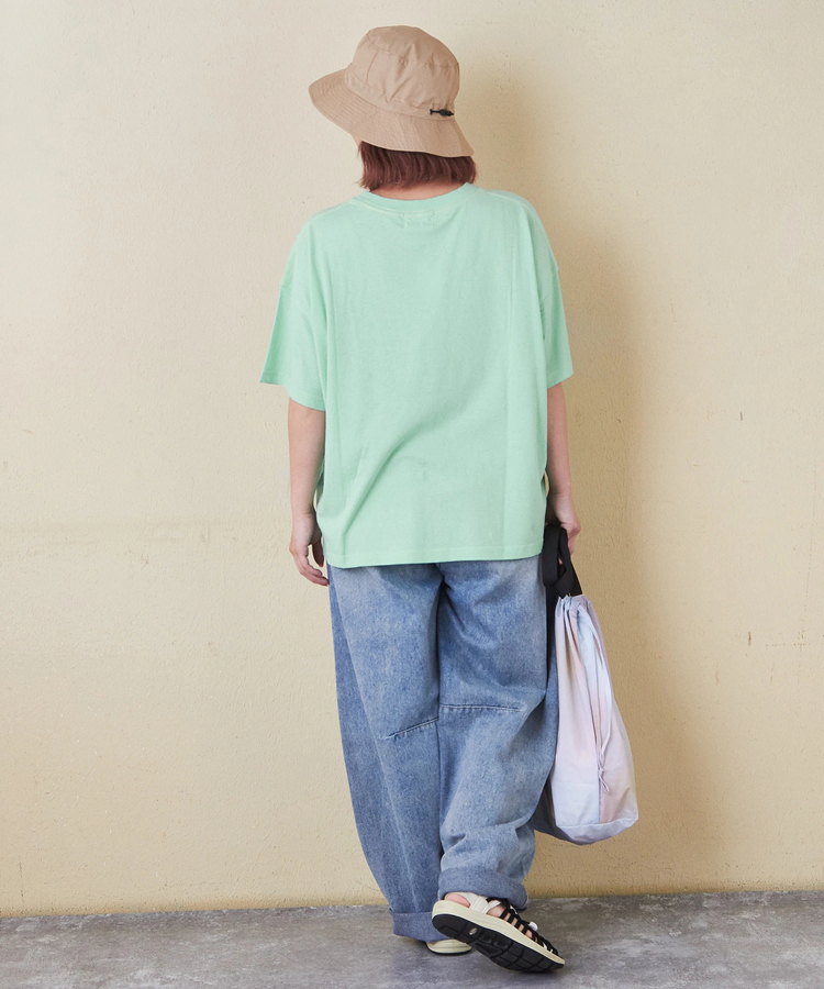 CUBE SUGAR(キューブシュガー) |32/-OE天竺 ロゴプリント Tシャツ