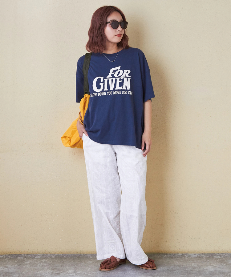 CUBE SUGAR(キューブシュガー) |32/-OE天竺 ロゴプリント Tシャツ