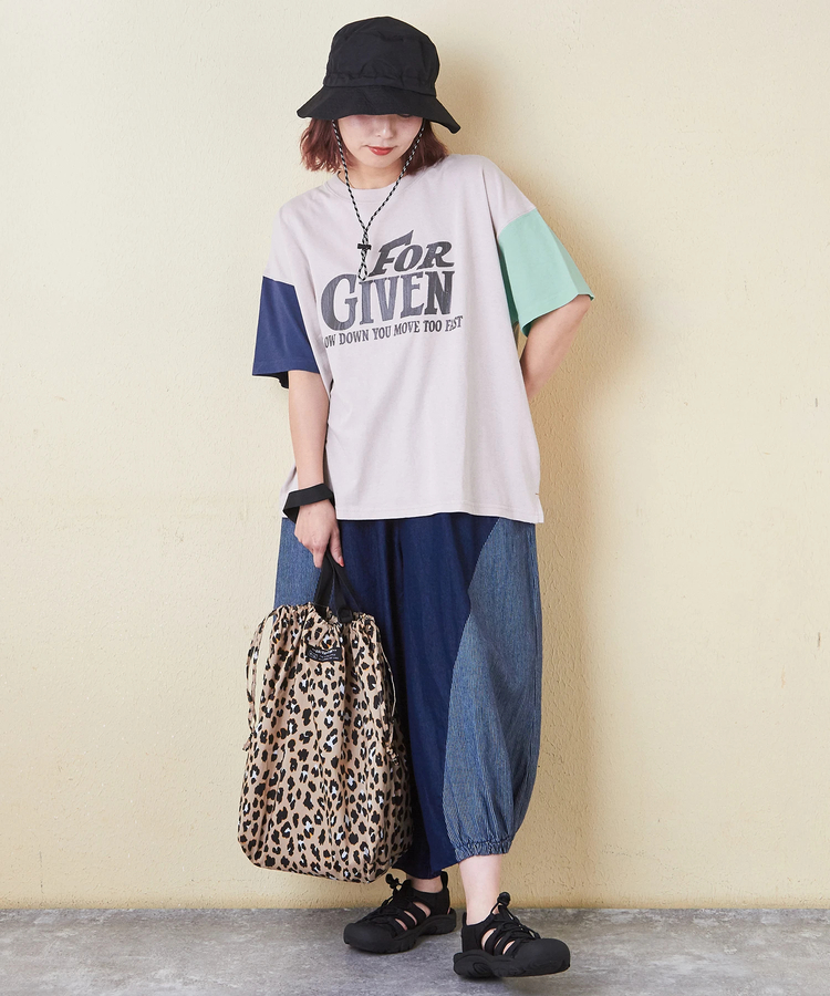CUBE SUGAR(キューブシュガー) |32/-OE天竺 ロゴプリント Tシャツ