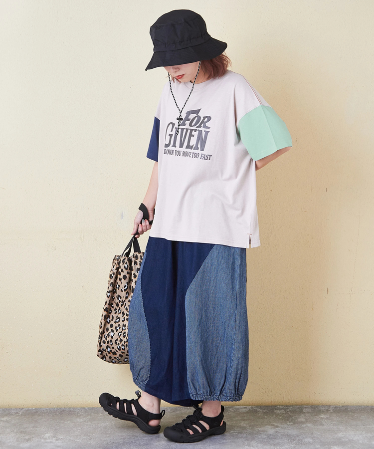CUBE SUGAR(キューブシュガー) |32/-OE天竺 ロゴプリント Tシャツ