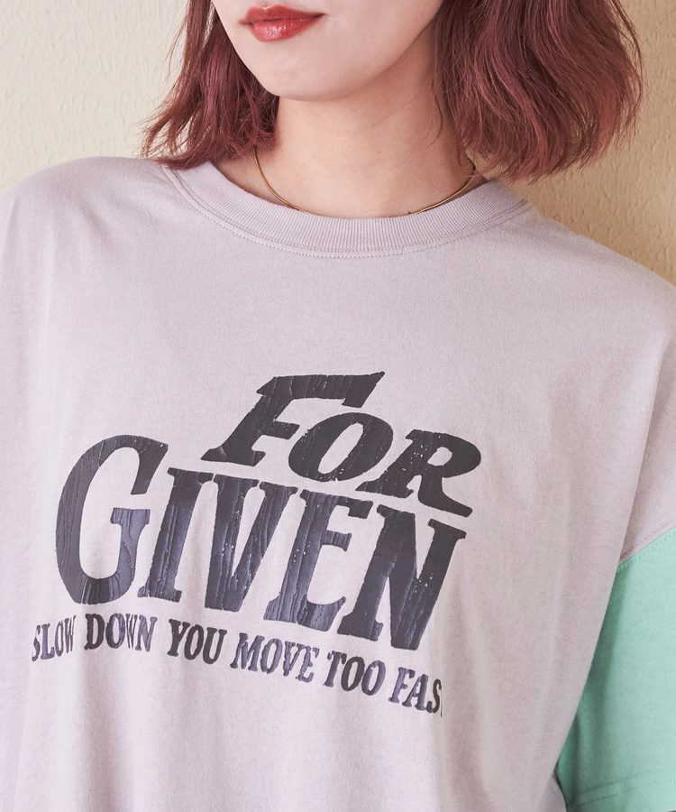 CUBE SUGAR(キューブシュガー) |32/-OE天竺 ロゴプリント Tシャツ