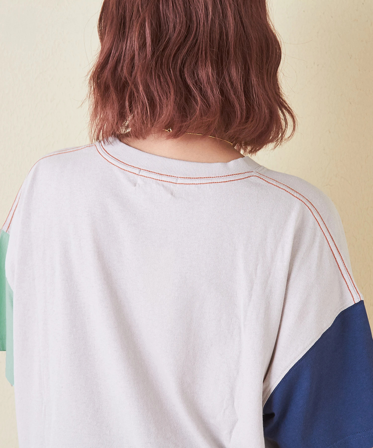 CUBE SUGAR(キューブシュガー) |32/-OE天竺 ロゴプリント Tシャツ