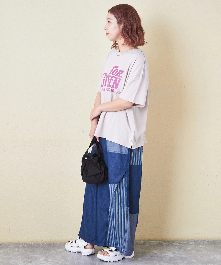 CUBE SUGAR(キューブシュガー) |32/-OE天竺 ロゴプリント Tシャツ