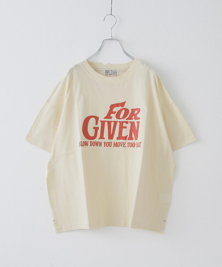 CUBE SUGAR(キューブシュガー) |32/-OE天竺 ロゴプリント Tシャツ