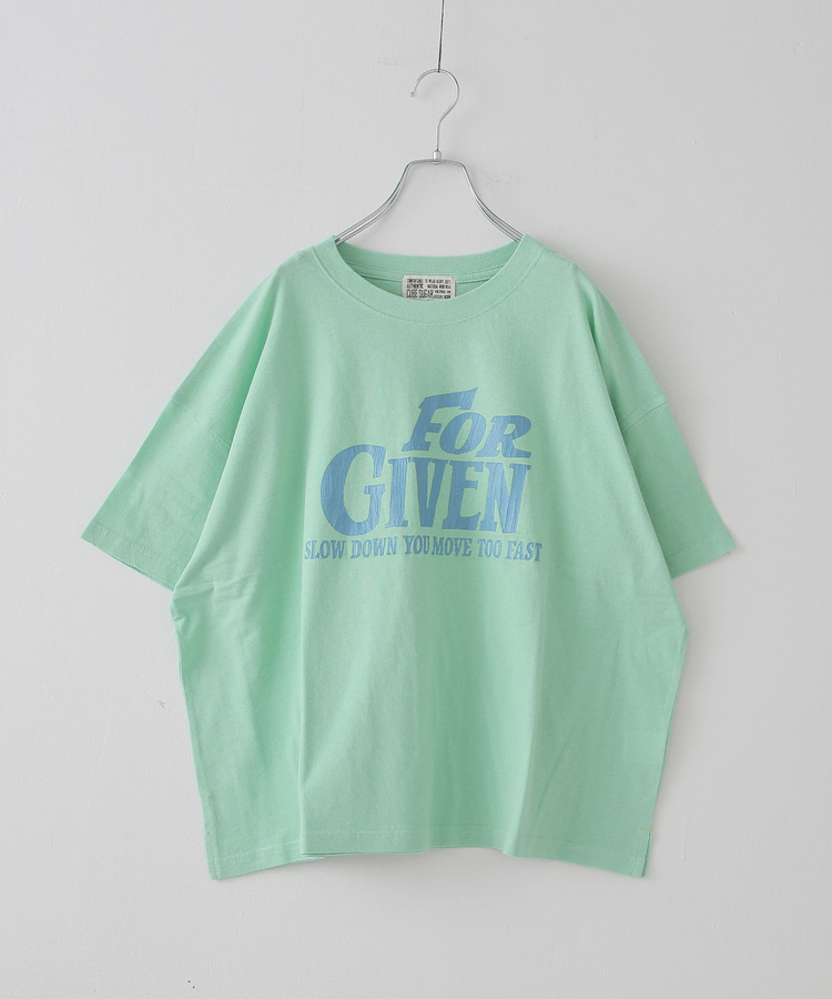 CUBE SUGAR(キューブシュガー) |32/-OE天竺 ロゴプリント Tシャツ