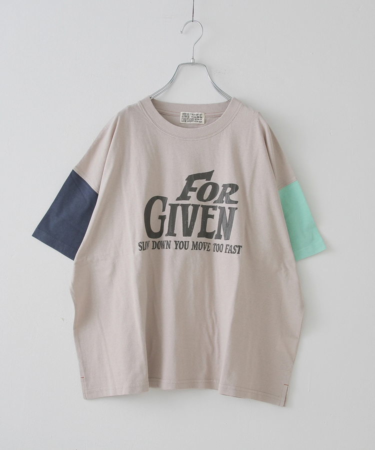 CUBE SUGAR(キューブシュガー) |32/-OE天竺 ロゴプリント Tシャツ