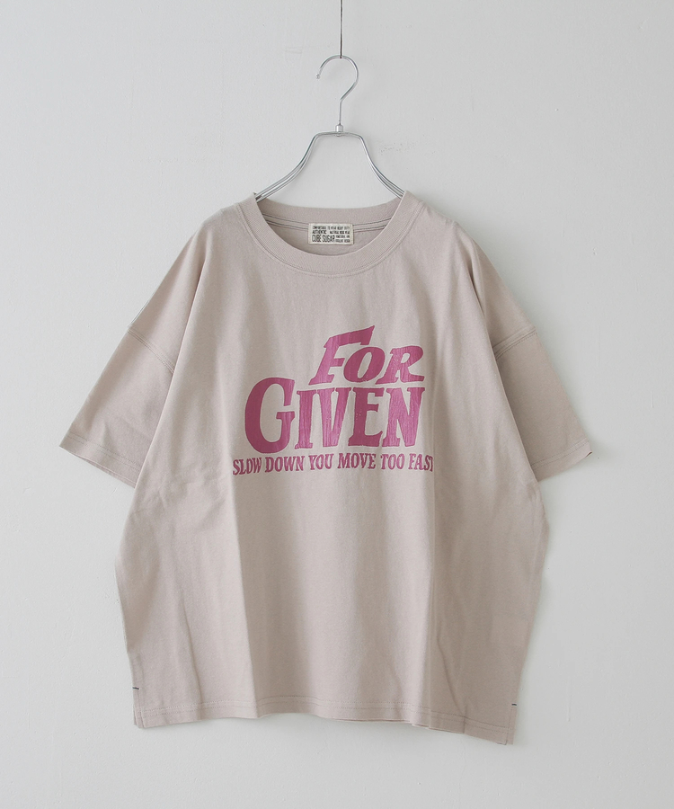 CUBE SUGAR(キューブシュガー) |32/-OE天竺 ロゴプリント Tシャツ