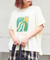 CUBE SUGAR(キューブシュガー)通販 | 32/-OE天竺 グラフィック プリント スクエア Tシャツ