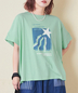 CUBE SUGAR(キューブシュガー)通販 | 32/-OE天竺 グラフィック プリント スクエア Tシャツ