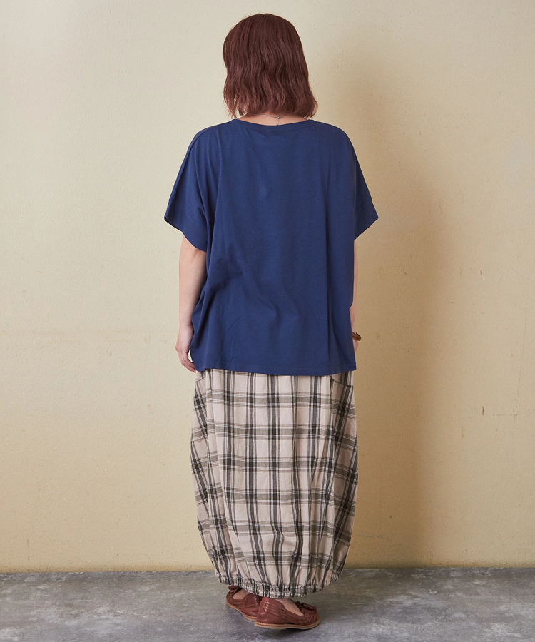 CUBE SUGAR(キューブシュガー) |32/-OE天竺 グラフィック プリント スクエア Tシャツ