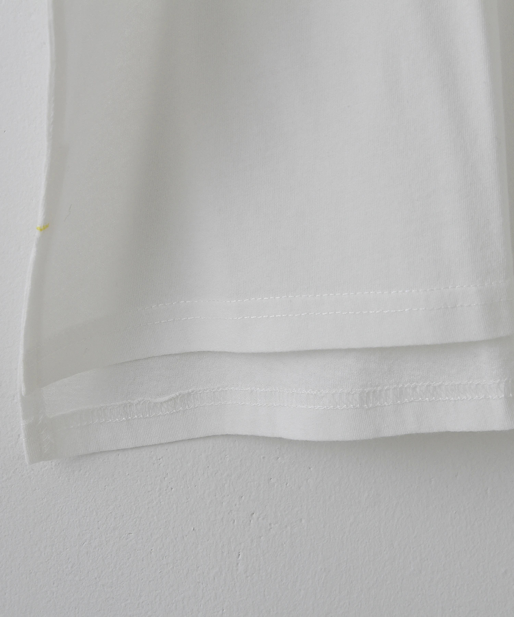 CUBE SUGAR(キューブシュガー) |32/-OE天竺 グラフィック プリント スクエア Tシャツ