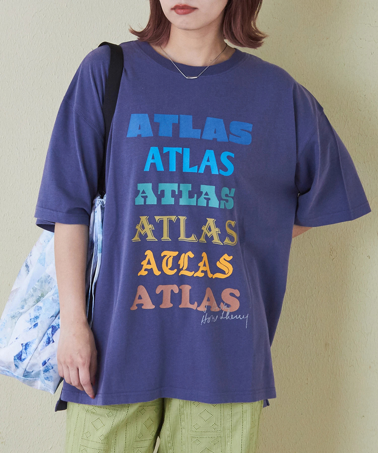 CUBE SUGAR(キューブシュガー) |32/-ピーチ起毛 天竺 オゾン加工 ビッグ Tシャツ
