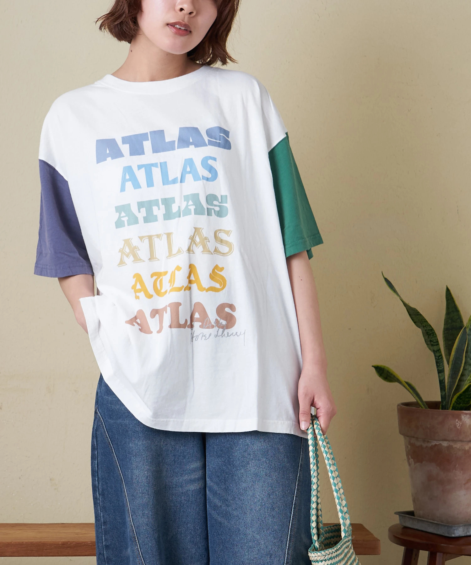 moc キューピッド　11着 32/-ピーチ起毛 天竺 オゾン加工 ビッグ Tシャツ｜ファッション通販
