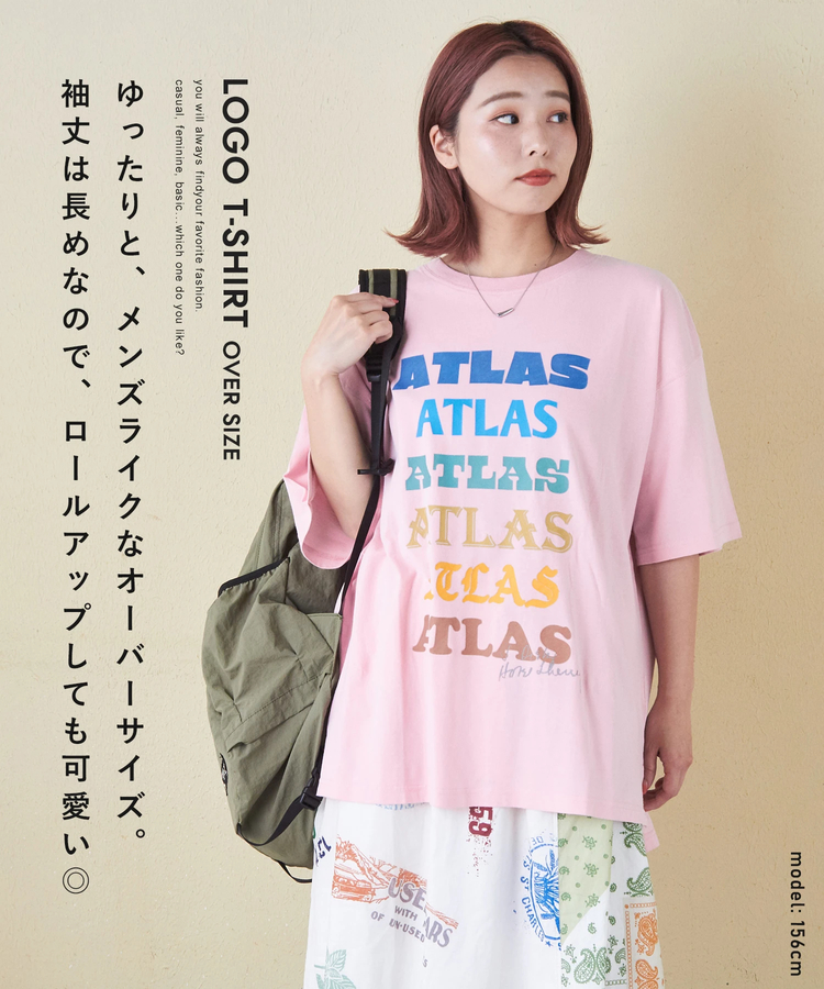 CUBE SUGAR(キューブシュガー) |32/-ピーチ起毛 天竺 オゾン加工 ビッグ Tシャツ