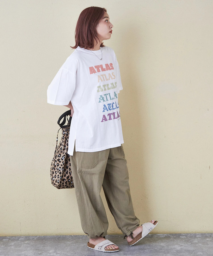 CUBE SUGAR(キューブシュガー) |32/-ピーチ起毛 天竺 オゾン加工 ビッグ Tシャツ