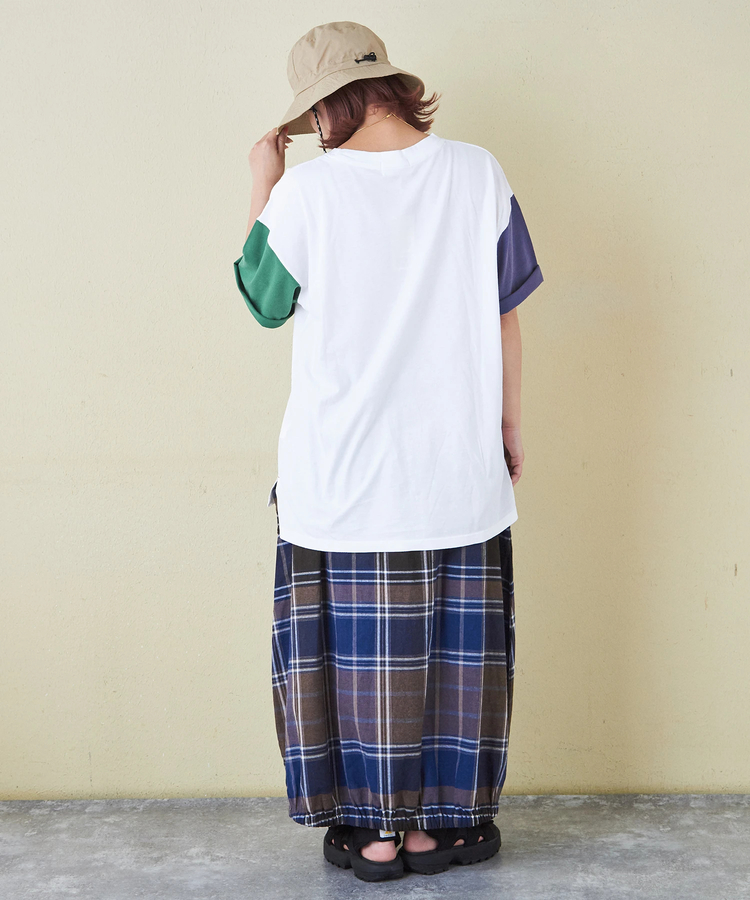 CUBE SUGAR(キューブシュガー) |32/-ピーチ起毛 天竺 オゾン加工 ビッグ Tシャツ