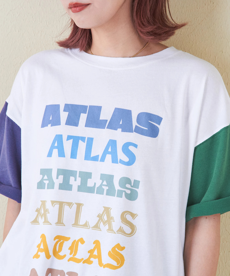 CUBE SUGAR(キューブシュガー) |32/-ピーチ起毛 天竺 オゾン加工 ビッグ Tシャツ