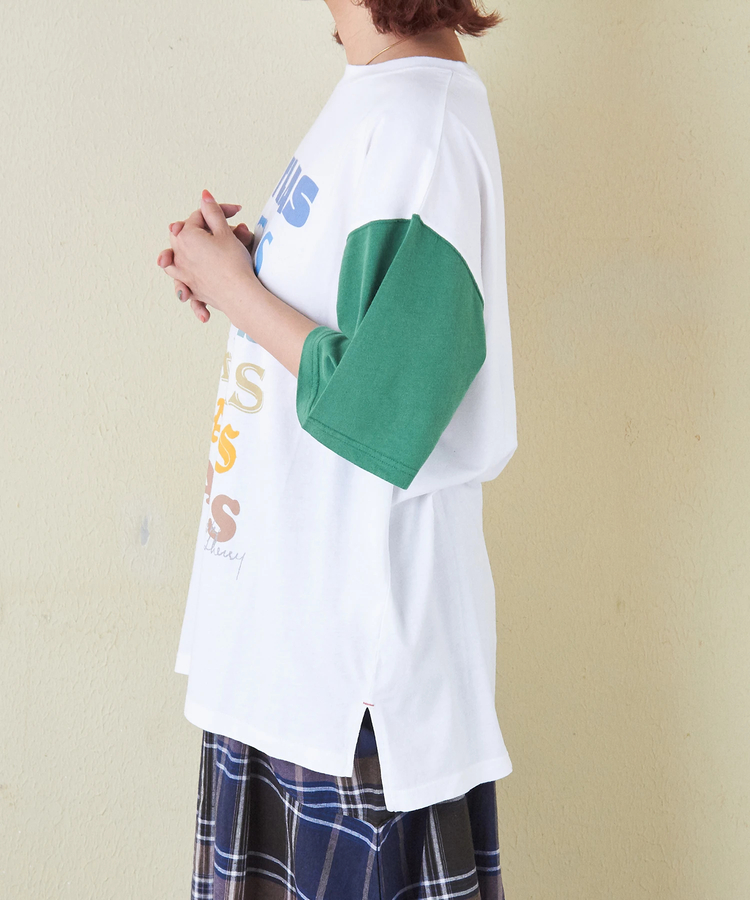 CUBE SUGAR(キューブシュガー) |32/-ピーチ起毛 天竺 オゾン加工 ビッグ Tシャツ