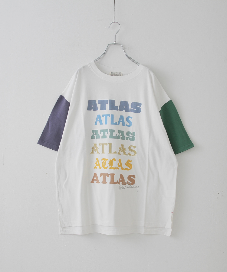CUBE SUGAR(キューブシュガー) |32/-ピーチ起毛 天竺 オゾン加工 ビッグ Tシャツ