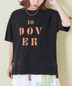 CUBE SUGAR(キューブシュガー)通販 | 26/-天竺 パウダー加工 裾レイヤード ロゴ Tシャツ