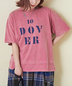 CUBE SUGAR(キューブシュガー)通販 | 26/-天竺 パウダー加工 裾レイヤード ロゴ Tシャツ
