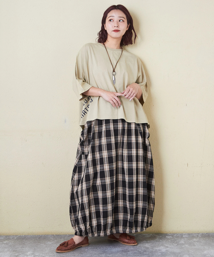 CUBE SUGAR(キューブシュガー) |26/-天竺 パウダー加工 2WAY スリーブ Tシャツ