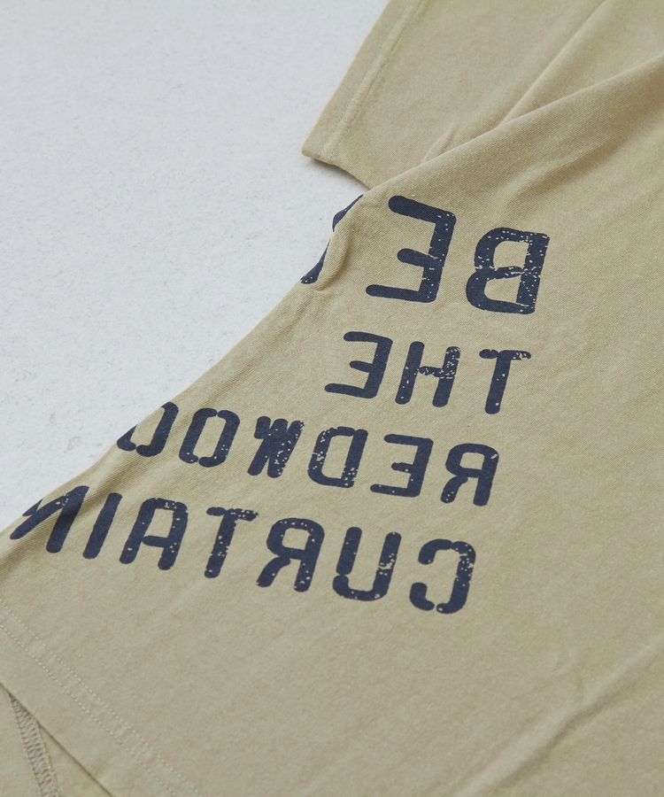 CUBE SUGAR(キューブシュガー) |26/-天竺 パウダー加工 2WAY スリーブ Tシャツ