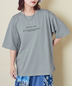 CUBE SUGAR(キューブシュガー)通販 | ストレッチ 天竺 ロゴプリント Tシャツ