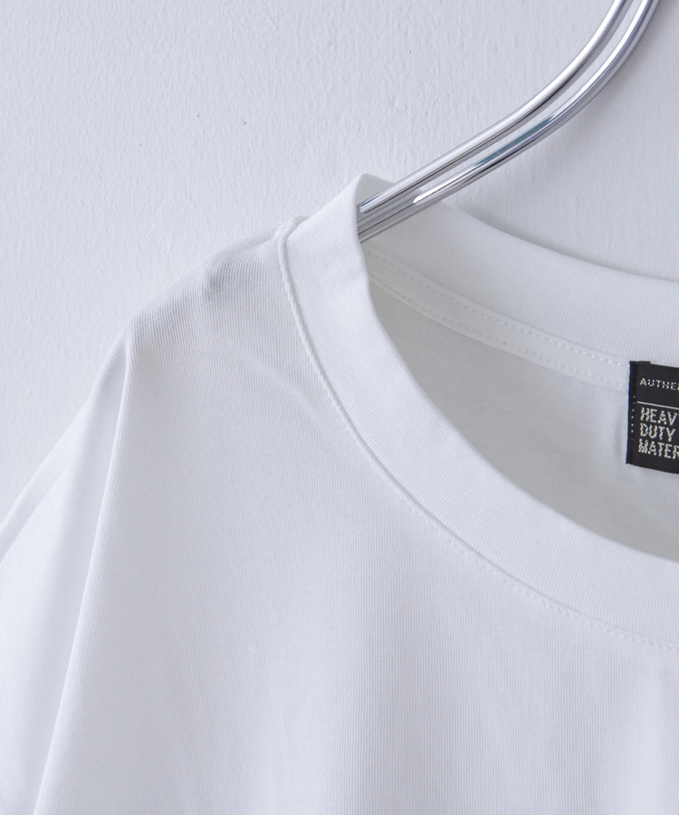 CUBE SUGAR(キューブシュガー) |ストレッチ 天竺 ロゴプリント Tシャツ