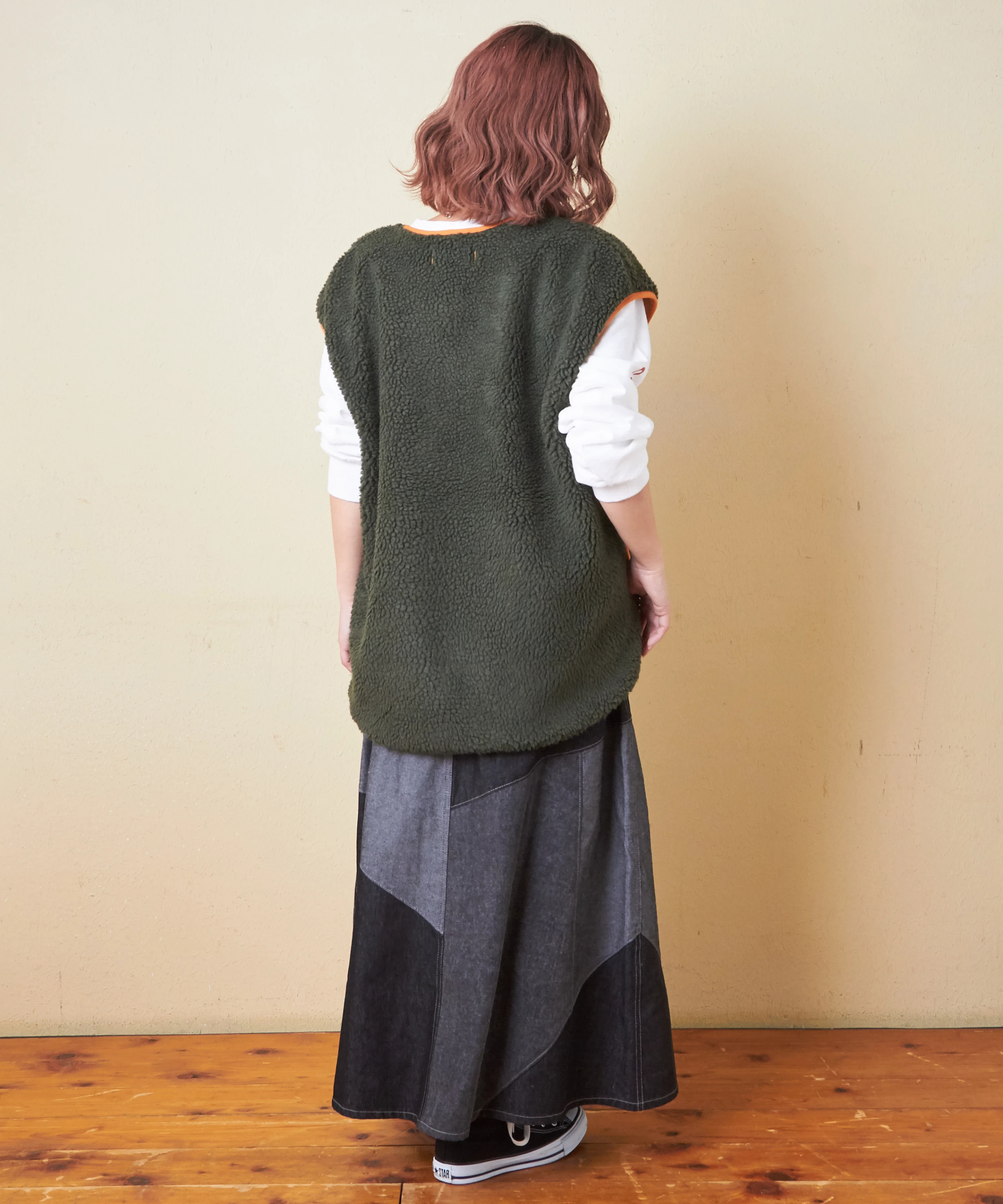 秋新作】ソフトボア ジップアップ ベスト｜ファッション通販