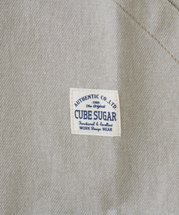 CUBE SUGAR(キューブシュガー) |【秋新作】ムラ糸ツイル Vネック ベスト