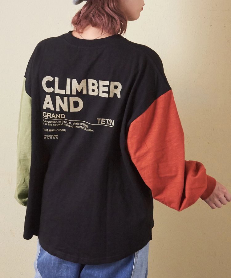 CUBE SUGAR(キューブシュガー) |【秋新作】10/-スラブ天竺 バックプリント ビッグ Tシャツ