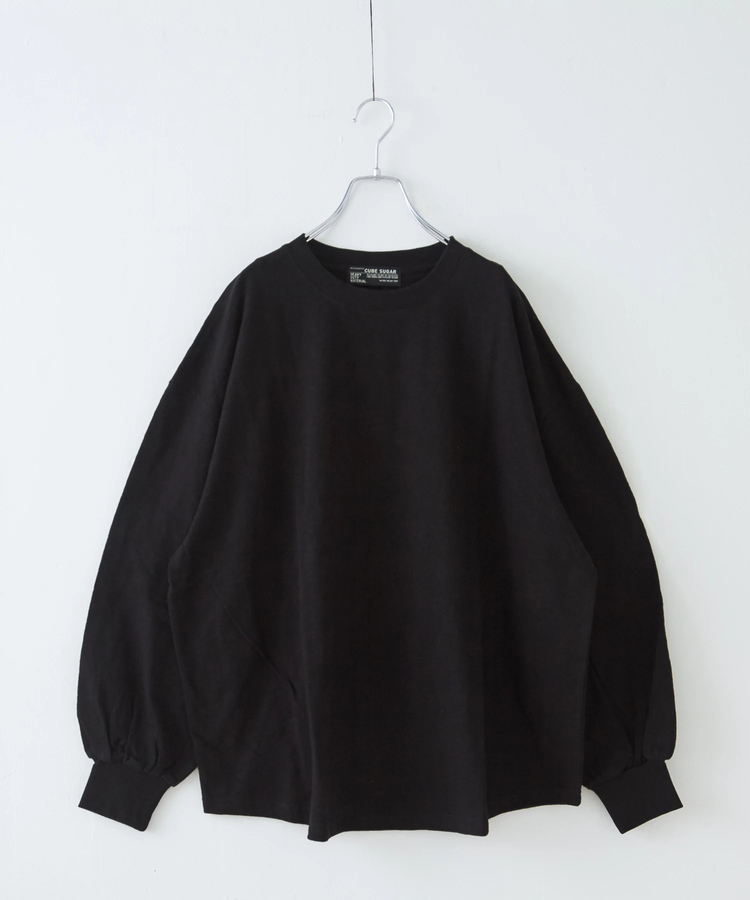 CUBE SUGAR(キューブシュガー) |【秋新作】10/-スラブ天竺 バックプリント ビッグ Tシャツ