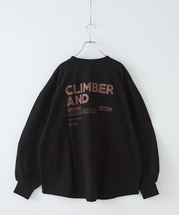 CUBE SUGAR(キューブシュガー) |【秋新作】10/-スラブ天竺 バックプリント ビッグ Tシャツ