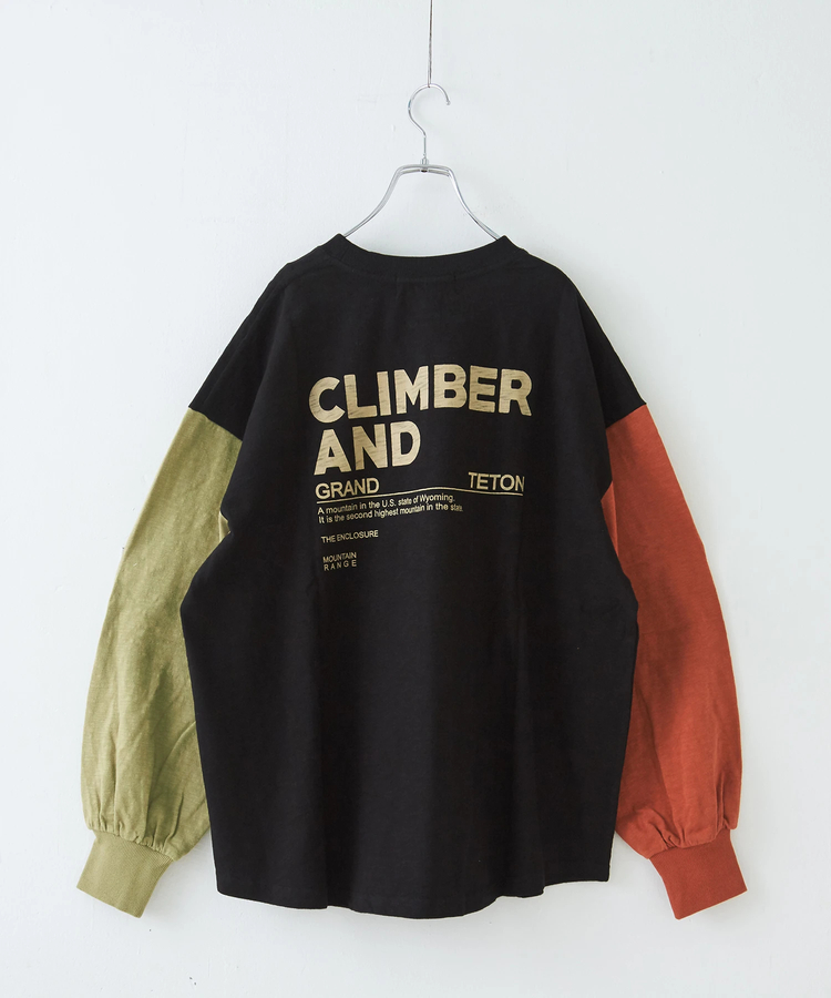 CUBE SUGAR(キューブシュガー) |【秋新作】10/-スラブ天竺 バックプリント ビッグ Tシャツ
