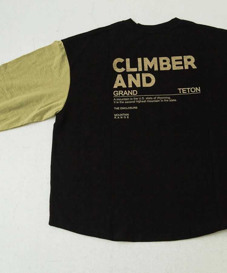 CUBE SUGAR(キューブシュガー) |【秋新作】10/-スラブ天竺 バックプリント ビッグ Tシャツ