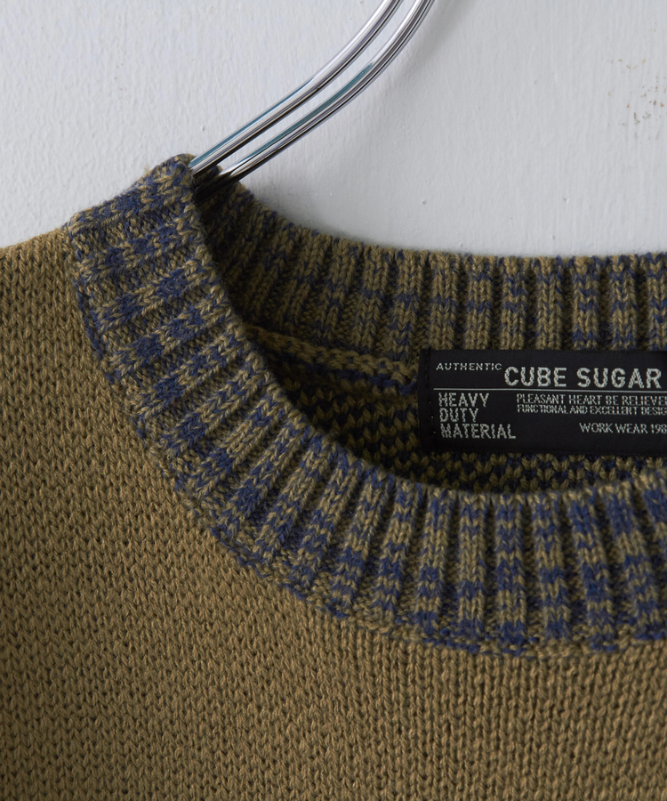 CUBE SUGAR(キューブシュガー) |【秋新作】バード モチーフ  ジャガード ニット プルオーバー