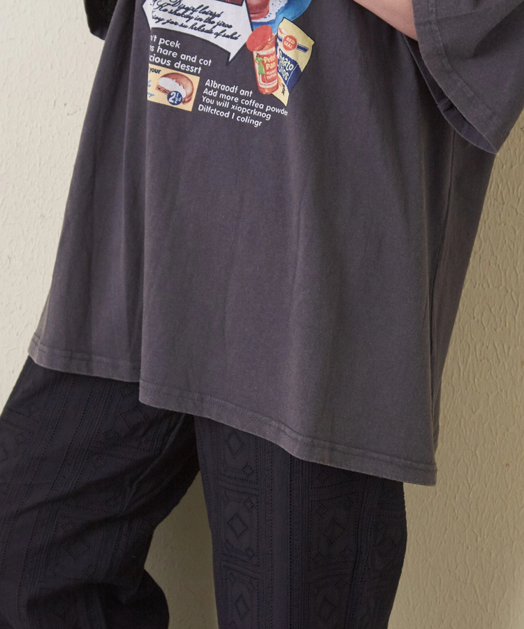 CUBE SUGAR(キューブシュガー) |パウダー加工 グラフィック プリント Tシャツ