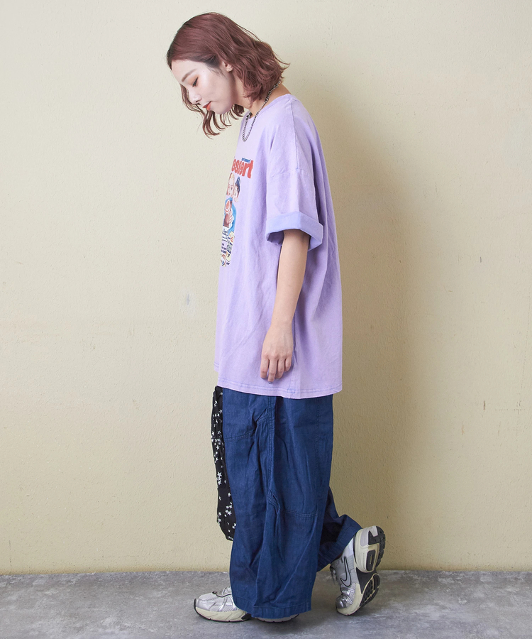 CUBE SUGAR(キューブシュガー) |パウダー加工 グラフィック プリント Tシャツ