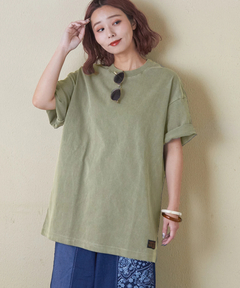 ピグメント染め 無地 ビッグ Tシャツ