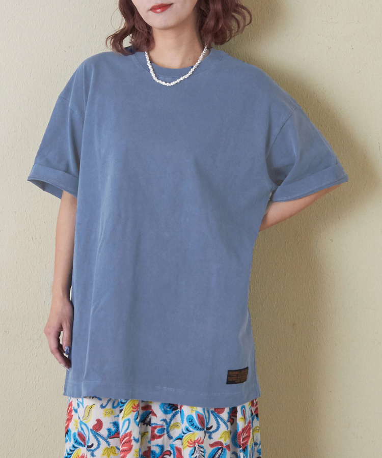 CUBE SUGAR(キューブシュガー) |ピグメント染め 無地 ビッグ Tシャツ