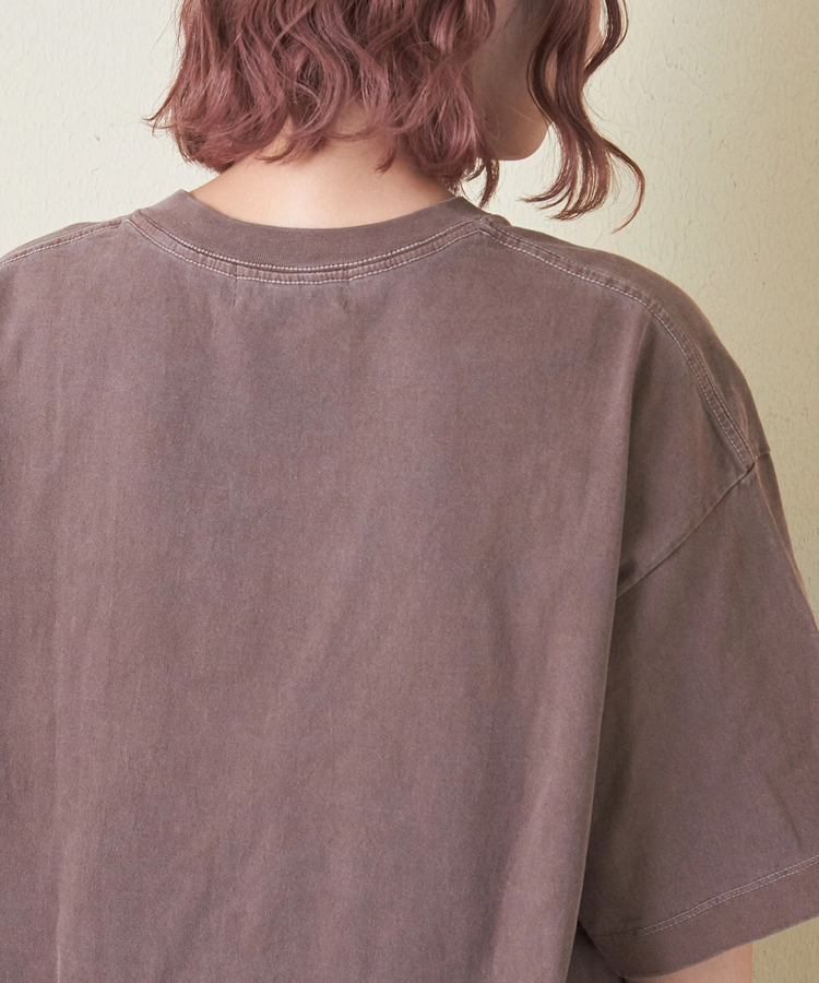 CUBE SUGAR(キューブシュガー) |ピグメント染め 無地 ビッグ Tシャツ