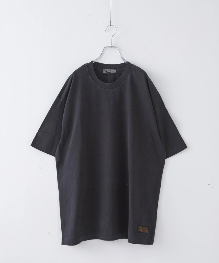 CUBE SUGAR(キューブシュガー) |ピグメント染め 無地 ビッグ Tシャツ