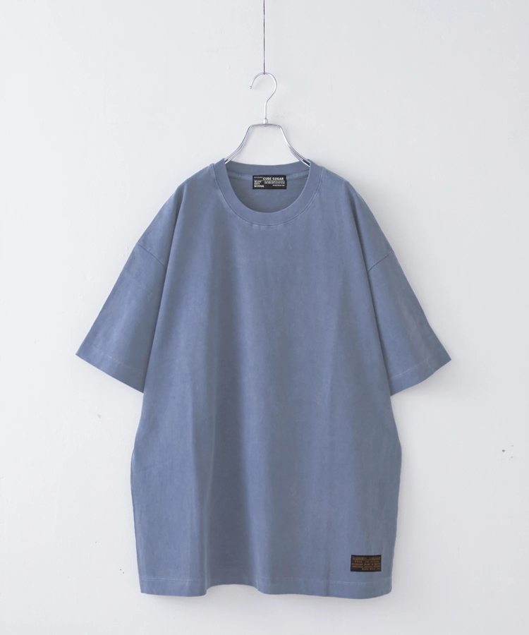 CUBE SUGAR(キューブシュガー) |ピグメント染め 無地 ビッグ Tシャツ