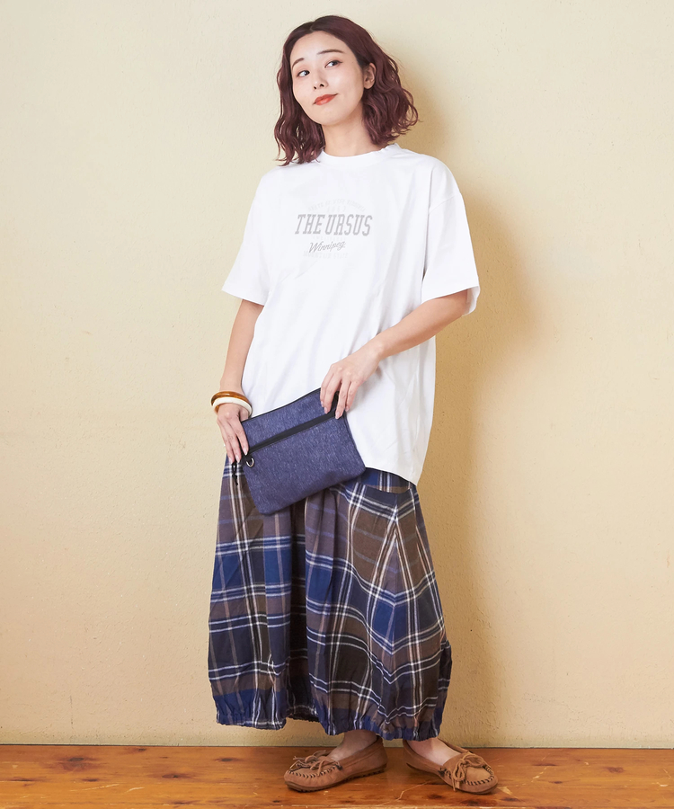 CUBE SUGAR(キューブシュガー) |20/-天竺 ロゴプリント Tシャツ