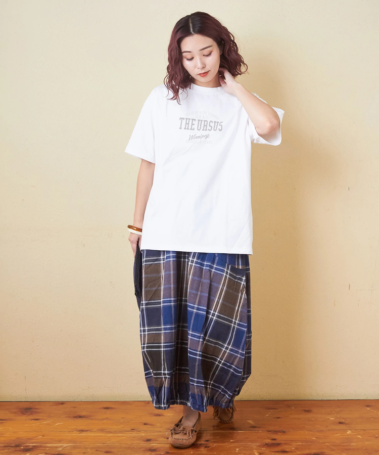 CUBE SUGAR(キューブシュガー) |20/-天竺 ロゴプリント Tシャツ